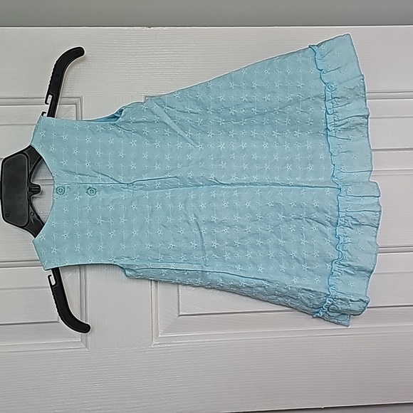 B.T. Kids Light Blue Embroidered Dress Kid Size 3T - Picture 7 of 11